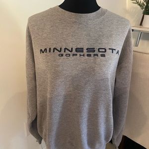 Grey Minnesota Gophers vintage crewneck